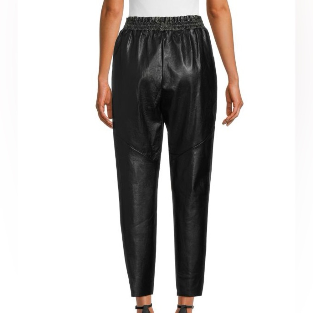 RAMY BROOK Black Faux Leather Samson Pants - Picture 2 of 11